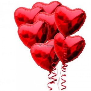 Набор фольгированных шаров Сердца